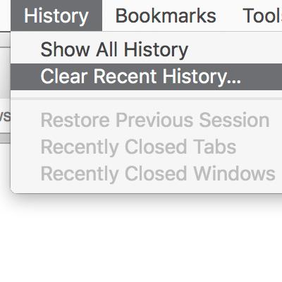 history cleaner firefox for mac