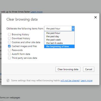 Clear Your Cache On Your Windows Computer